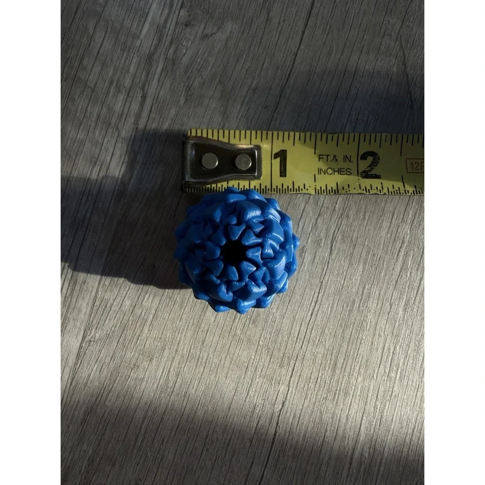 3D Printed Twisty Fidget Dragon Egg Mini -‎ Blue Sensory Toy